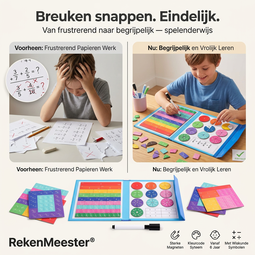 RekenMeester - Rekenen snappen. Niet alleen uit het hoofd leren.