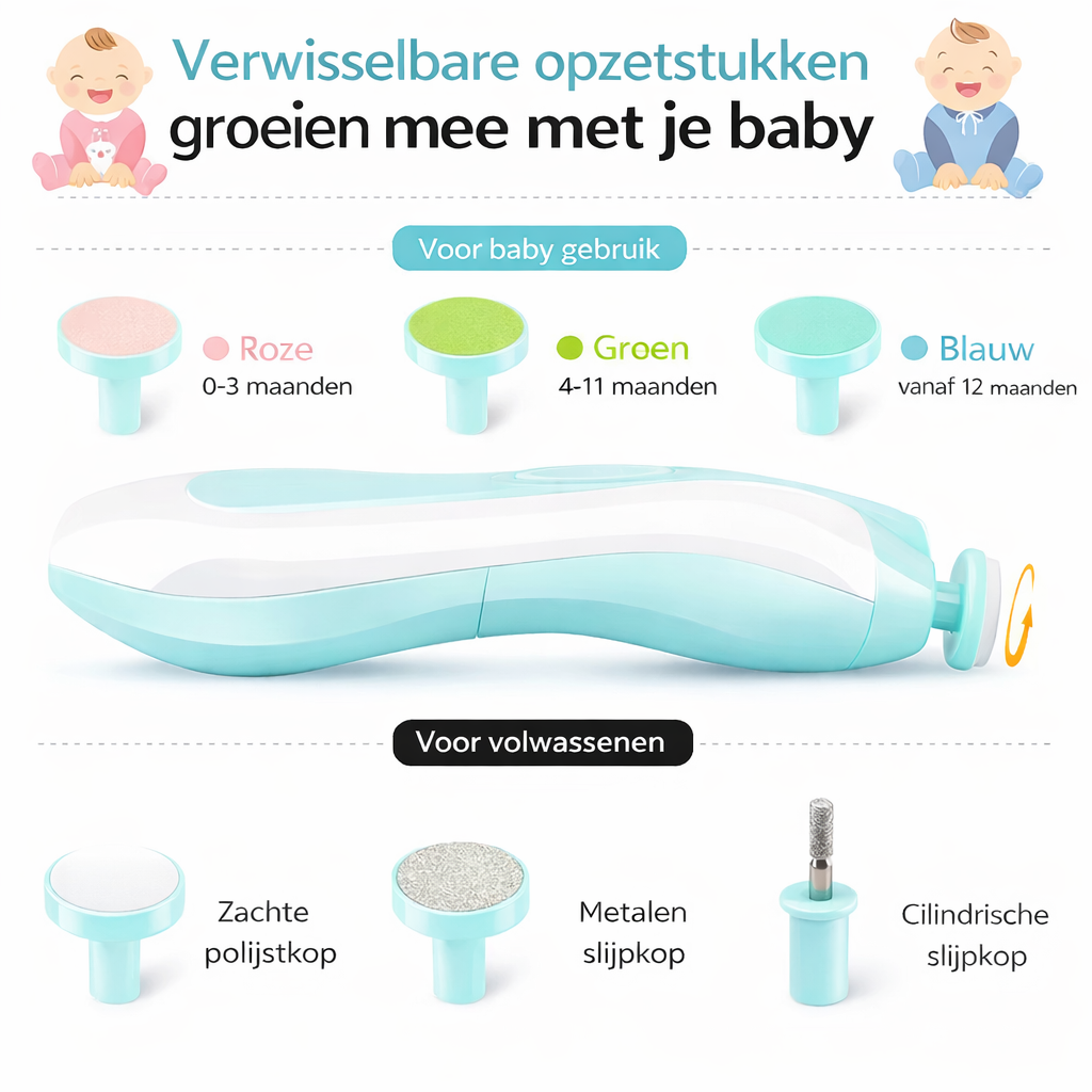 NailCare Pro™ | veilige verzorging voor de kleinste vingertjes