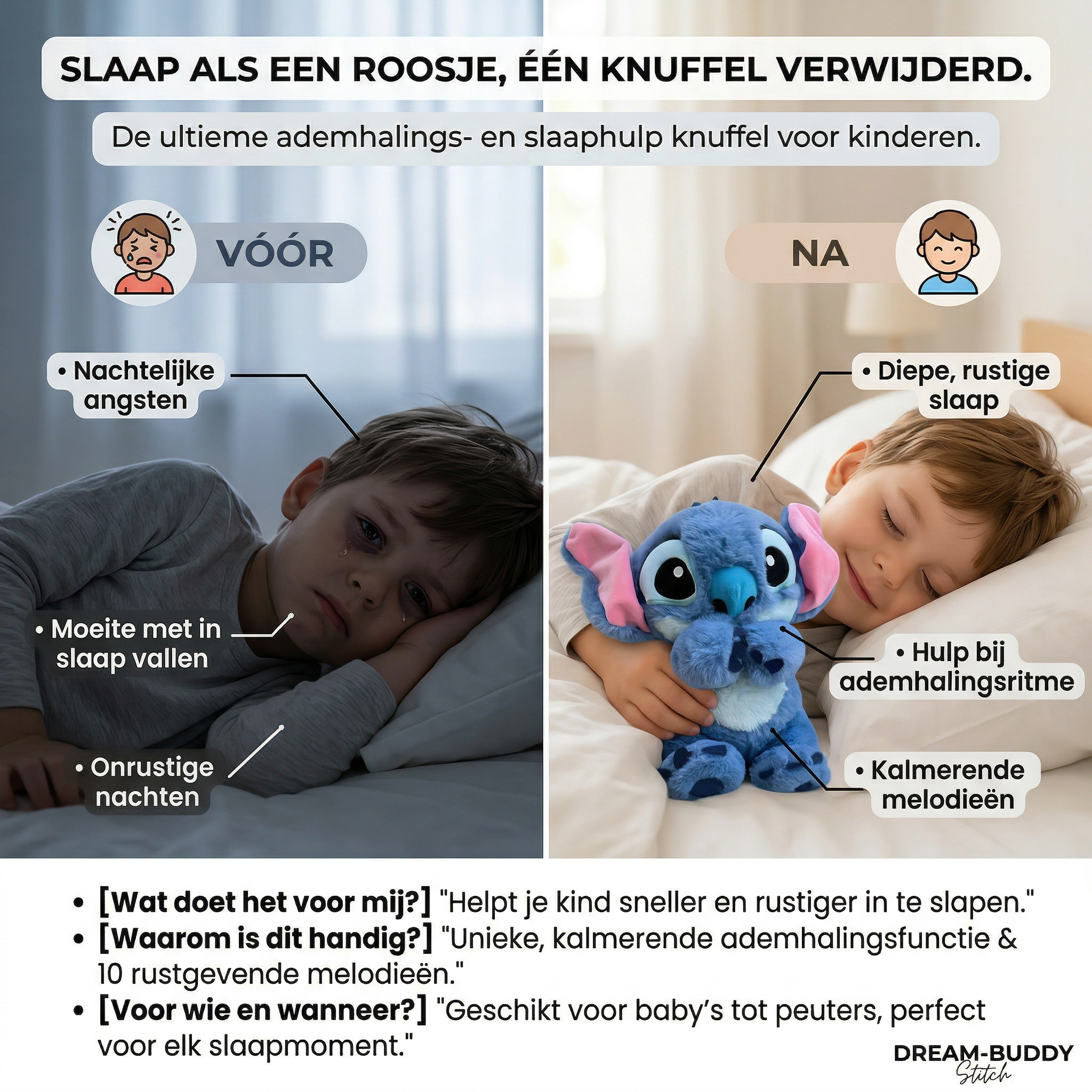 SleepyHug™ – Rust, comfort en betere slaap