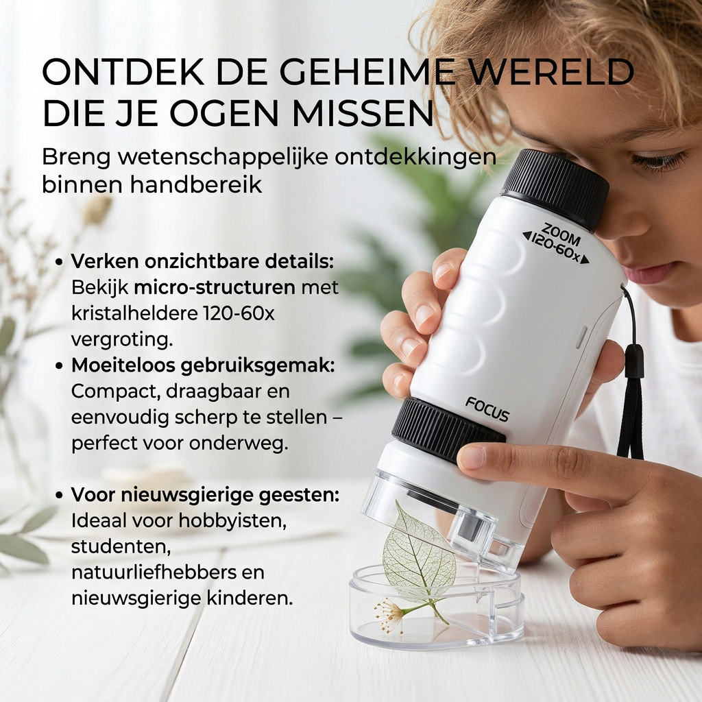 PocketScope™ – Ontdek een wereld die je nooit zag